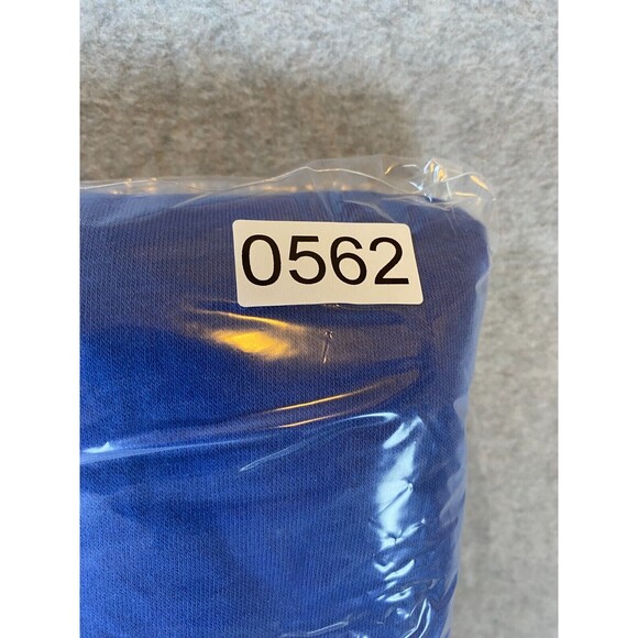 American Eagle Outfitters Cropped Boxy Hoodie Women Large Blue Fleece Drawstring - Picture 16 of 16